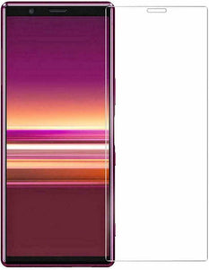 Sony Xperia 10 II Case Clear Slim Gel Cover & Glass Screen Protector