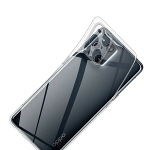 Oppo Find X3 Pro Case Clear Silicone Slim Gel Cover