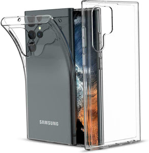 Samsung Galaxy S22 Ultra 5G Case, Slim Silicone Clear Gel Phone Cover