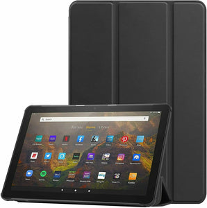 Amazon Fire HD 10 Plus 2021 Smart Case Stand Cover & Glass Screen Protector