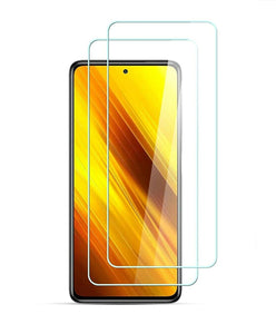 Xiaomi Poco X3 Case Clear Slim Gel Cover & Glass Screen Protector