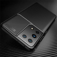 Samsung Galaxy S21 Ultra 5G Case Carbon Gel Cover Ultra Slim Shockproof