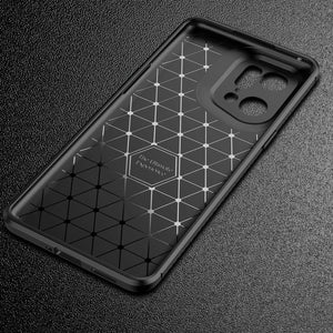 Oppo Find X5 Pro 5G Case Carbon Gel Cover Ultra Slim Shockproof