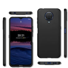 Nokia G20 Case Slim Silicone Gel Cover - Matte Black