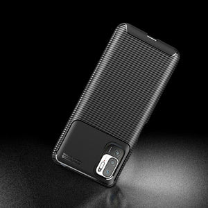 Xiaomi Redmi Note 10 5G Case Carbon Gel Cover Ultra Slim Shockproof