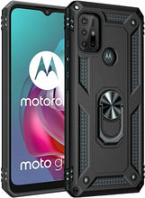 Motorola Moto G20 Case Kickstand Cover & Glass Screen Protector