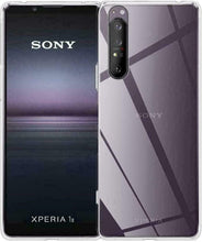 Sony Xperia 1 III 5G Case Clear Gel Cover & Glass Screen Protector