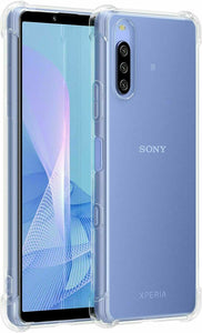 Sony Xperia 10 III Case Clear Shockproof Cover & Glass Screen Protector