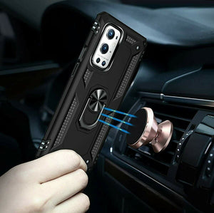 OnePlus 9 Pro Case Kickstand Shockproof Ring Cover
