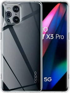 Oppo Find X3 Pro Case Clear Silicone Slim Gel Cover