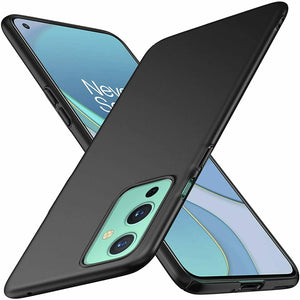 OnePlus 9 Case Slim Hard Back Cover & Glass Screen Protector