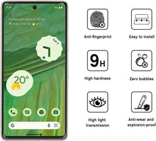 Google Pixel 7 Tempered Glass Screen Protector Case Friendly