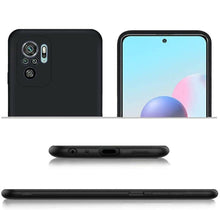 Xiaomi Redmi Note 10S Case Slim Silicone Cover & Glass Screen Protector