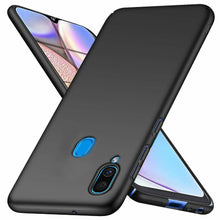 Samsung Galaxy A10s Case Slim Hard Back Cover & Glass Screen Protector