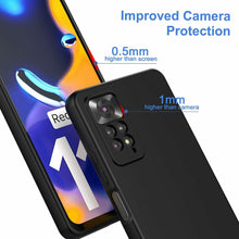 Xiaomi Redmi Note 11 Pro 5G Case Slim Silicone Cover &Glass Screen Protector