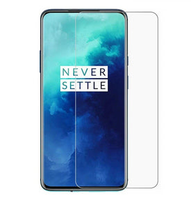 OnePlus 7T Case Carbon Fibre Cover & Glass Screen Protector