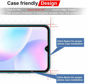 Xiaomi Redmi 9A Case Carbon Slim Cover & Glass Screen Protector