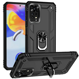 Xiaomi Redmi Note 11 Pro 5G Case Kickstand Shockproof Ring Cover 6.67"