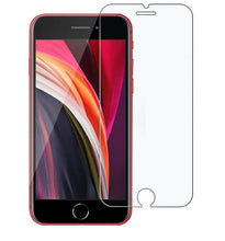 Apple iPhone SE (2020) Case Clear Gel Cover & 2 Pack Glass Screen Protector