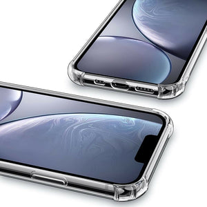 Apple iPhone 13 mini Case Clear Shockproof Cover  & Glass Screen Protector