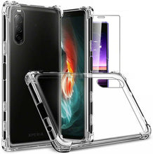 Sony Xperia 10 III Case Clear Shockproof Cover & Glass Screen Protector