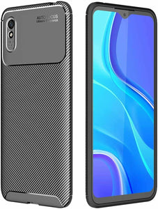 Xiaomi Redmi 9AT Case Carbon Gel Cover Ultra Slim Shockproof