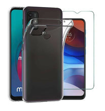 Motorola Moto G30 Case Clear Gel Cover & Glass Screen Protector