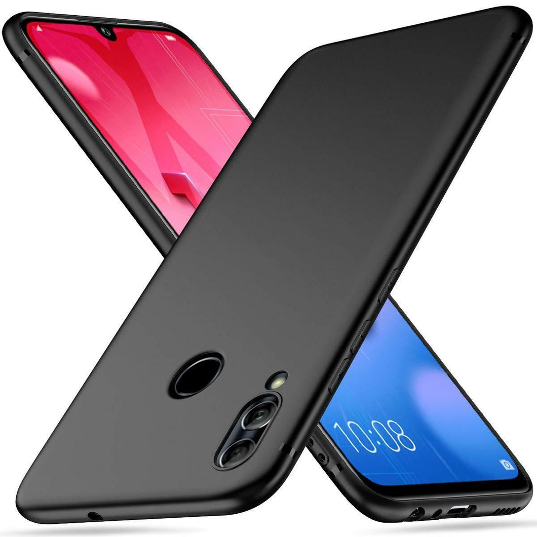 Honor 10 Lite Case Slim Soft Silicone Gel Cover - Matte Black