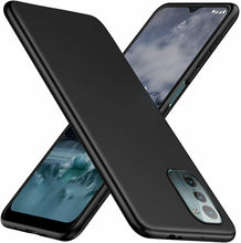 Nokia G11 Case Slim Silicone Gel Cover - Matte Black