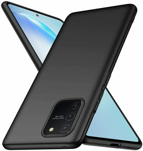 Samsung Galaxy S10 Lite Case Ultra Slim Hard Back Cover - Matte Black