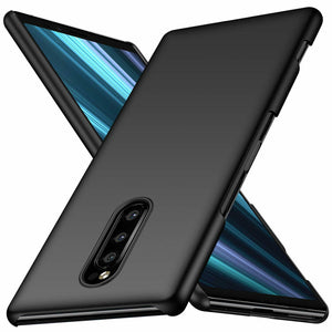 Sony Xperia 1 Case Ultra Slim Hard Back Cover - Matte Black