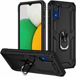 Samsung Galaxy A03 Core Case Kickstand Shockproof Ring Cover