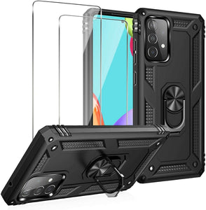 Samsung Galaxy A53 5G Case Kickstand Cover & Glass Screen Protector