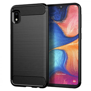 Samsung Galaxy A10e Case Carbon Fibre Black