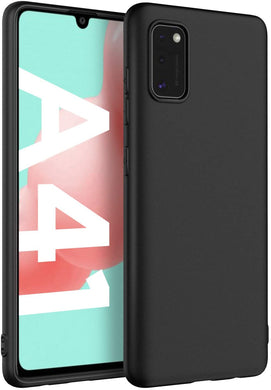 Samsung Galaxy A41 Case Soft Gel Matte Black