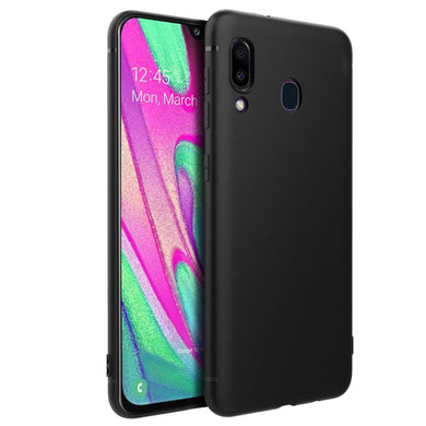 Samsung Galaxy A40 Case Soft Gel Matte Black