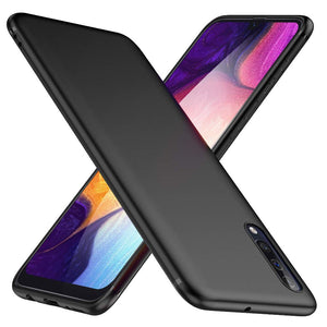 Samsung Galaxy A50 Case Soft Gel Matte Black