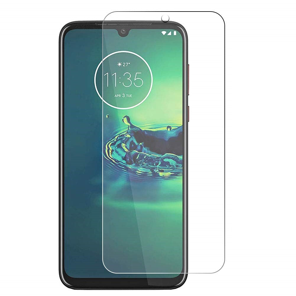 Motorola Moto G8 Plus Tempered Glass Screen Protector Guard (Case Friendly)