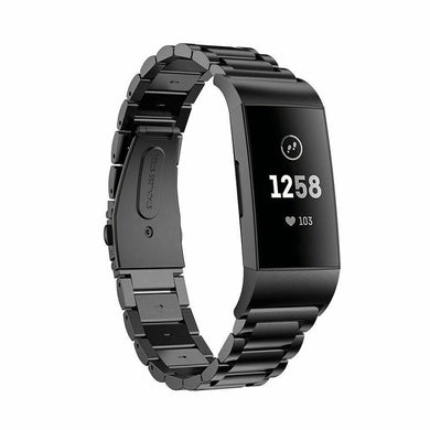 Fitbit Charge 3 Strap Stainless Steel Band