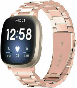 Fitbit Versa 3 Strap Stainless Steel Band