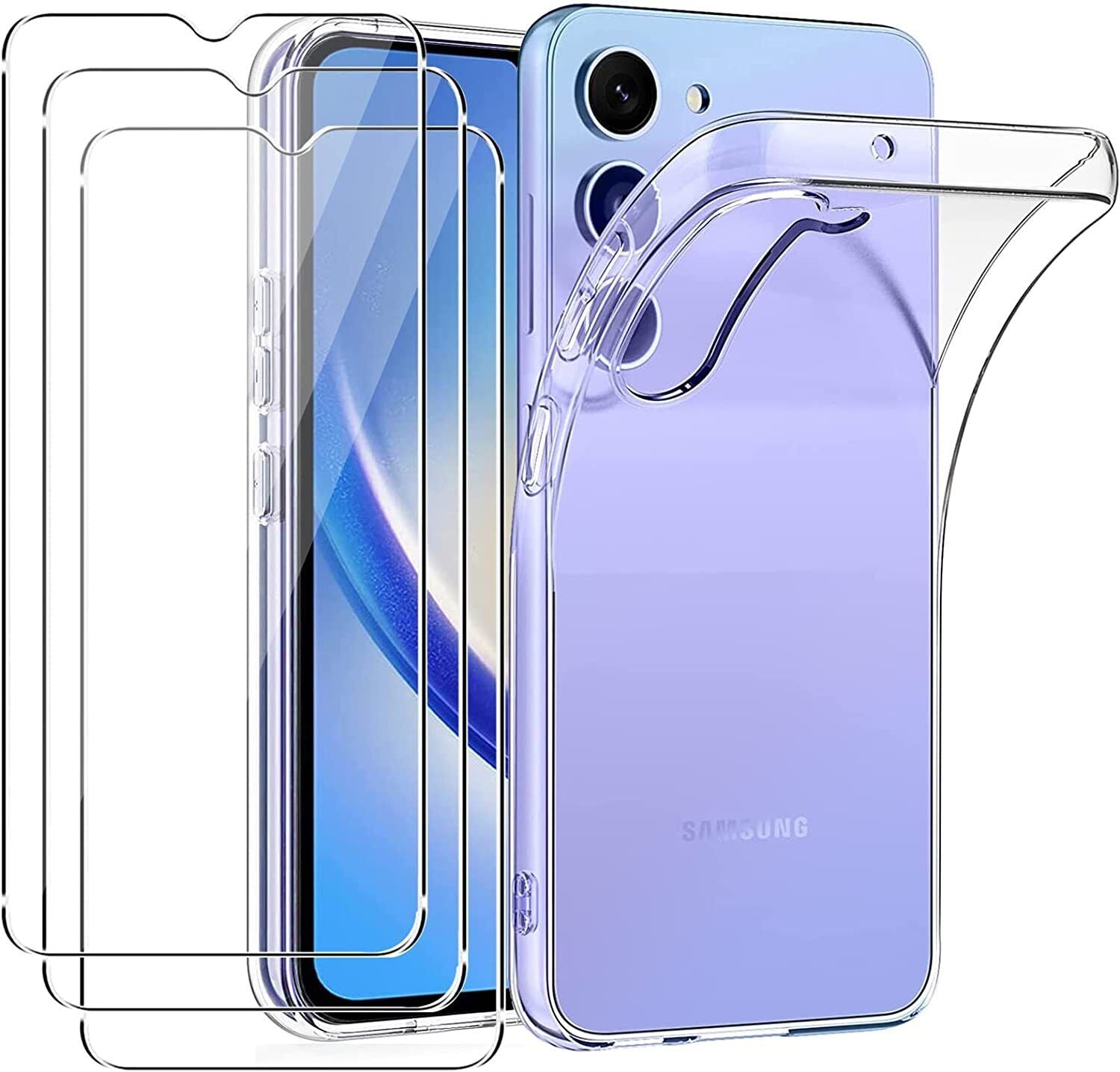 For Samsung Galaxy A34 5G Case Clear Silicone Gel Phone Cover